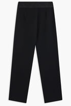 ARIAH CREPE SATIN COMBO FRONT SLIT PANT