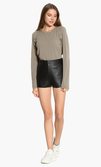 Leather Shorts