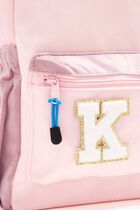 Chenille Sparkle Letter 'K' patch