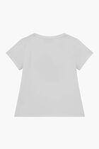 Contrasting Flower T - Shirt