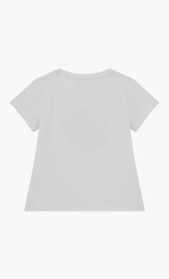 Contrasting Flower T - Shirt