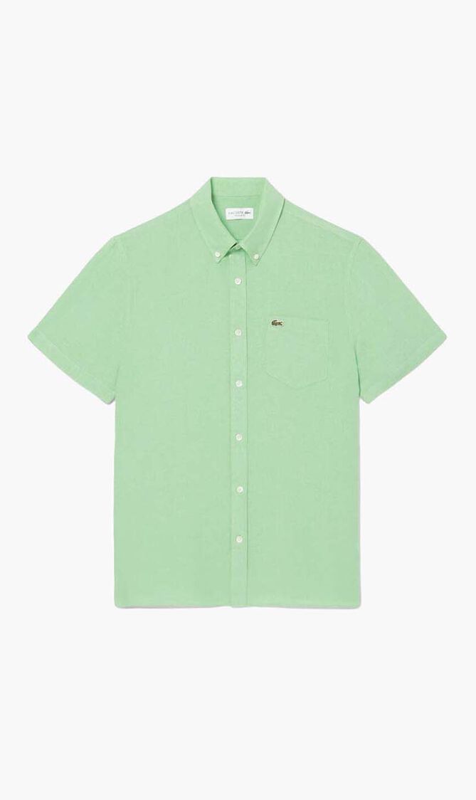 Short Sleeved Linen Shirt