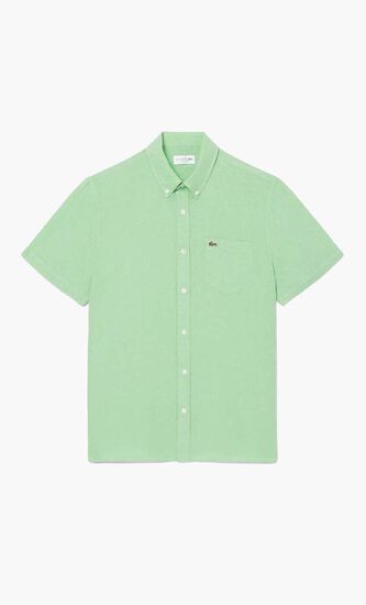 Short Sleeved Linen Shirt