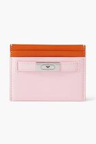 POLISHED LEATHER T CARD CASE