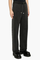 EYELET SWEATPANT BLACK NO COLOR