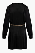 Satin Belted Mini Dress Satin Belted Mini Dress