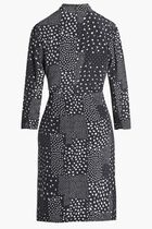 Multi Colored Polka Dot Silk Wrap Dress