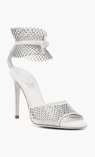 IVORY SUEDECRYSTAL MOONLIGHT STRASS