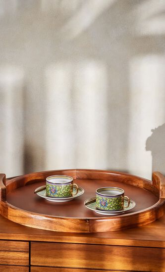 Barocco Mosaic Tea Cup & Saucer Pattern Set Of 6