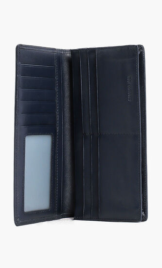 Stars Leather Long Wallet