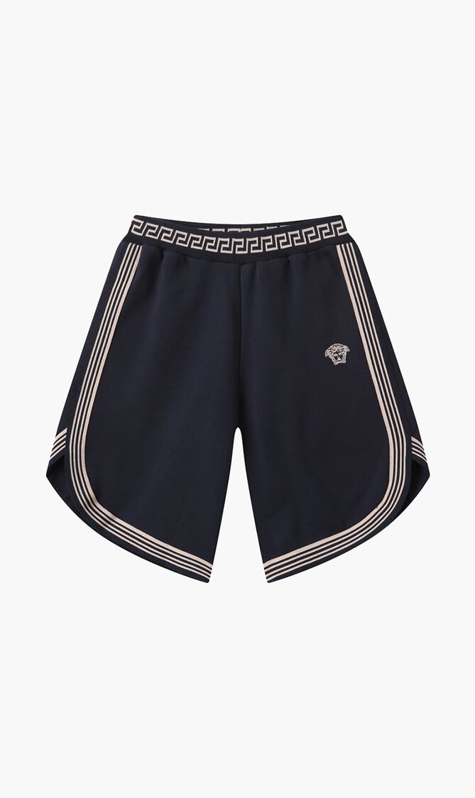 SHORT FLEECE + CONTRAST + MEDUSA EMBROIDERY