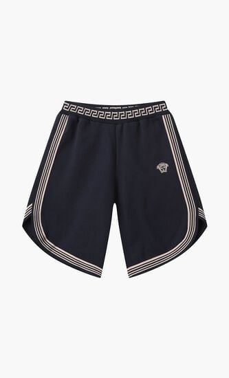 SHORT FLEECE + CONTRAST + MEDUSA EMBROIDERY