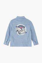 Seigaiha Logo Print Shirt Seigaiha Logo Print Shirt