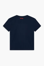 TEDDY TEE SHIRT CR24 COCORICO TS BLEU MARINE