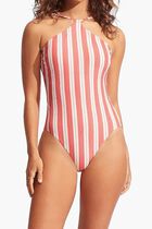High Neck Halter One Piece