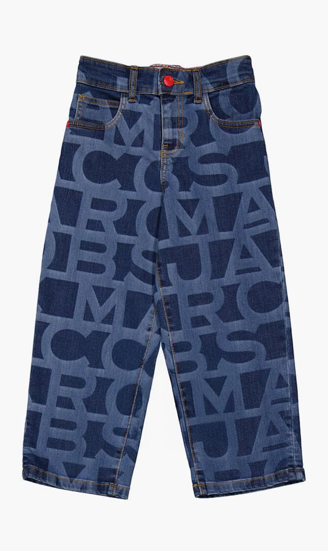 Logo Print Jeans