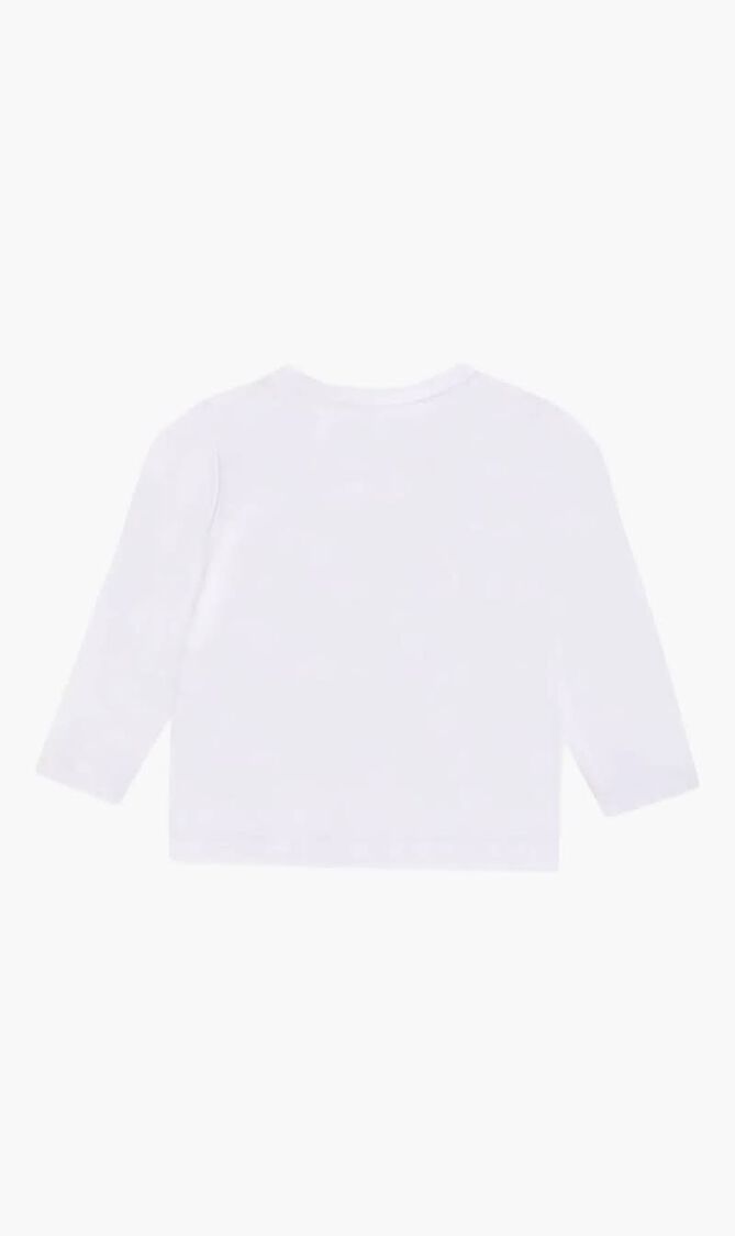 Graphic-Print Long-Sleeve Top