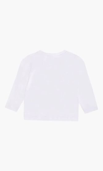 Graphic-Print Long-Sleeve Top