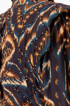 Ikat Matelasse Blouse