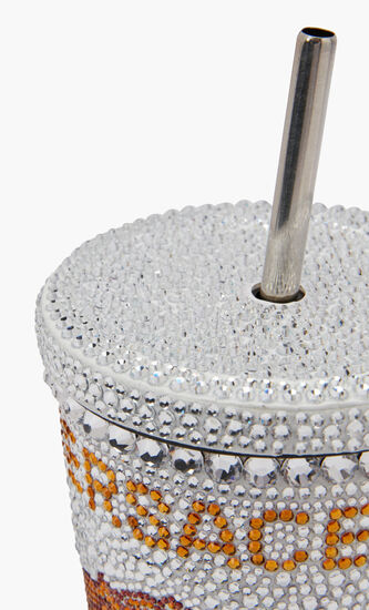 CRYSTAL MEDUSA TRAVEL CUP WHITE