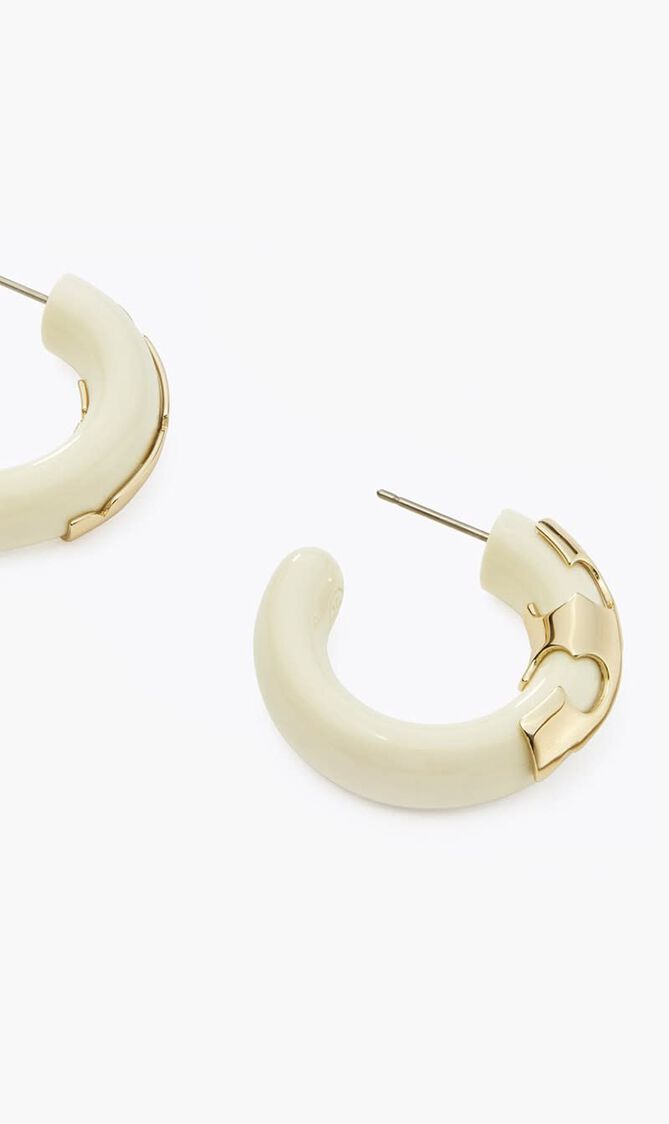 Resin Hoop Earrings