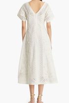 EMBROIDERED LINEN DRESS