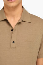 Crepe Voile Polo Shirt
