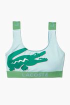 Crocodile Print Bikini Top