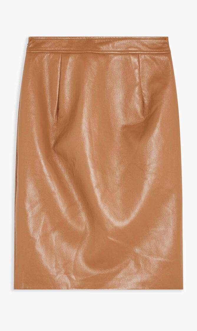 GIORGIA MIDI PU SKIRT