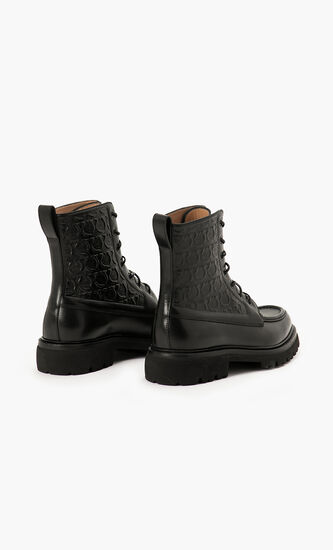 Combat Leather Ankle Boots