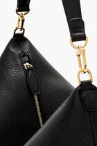 GRAINY LEATHER SCOOP TOTE