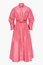 Maple Shirt Midi Dress