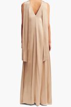 La Lune Scarf Panelled Maxi Dress