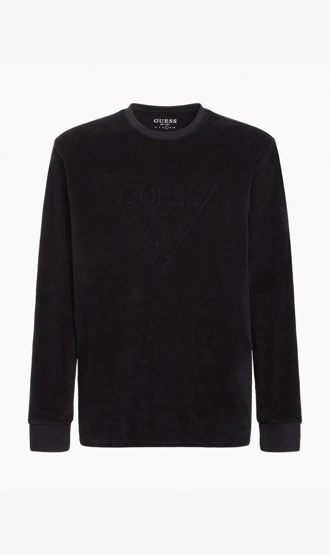 LS BSC VELOUR LOGO TEE