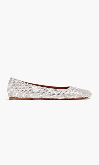 Ane Crystal Flat Suede