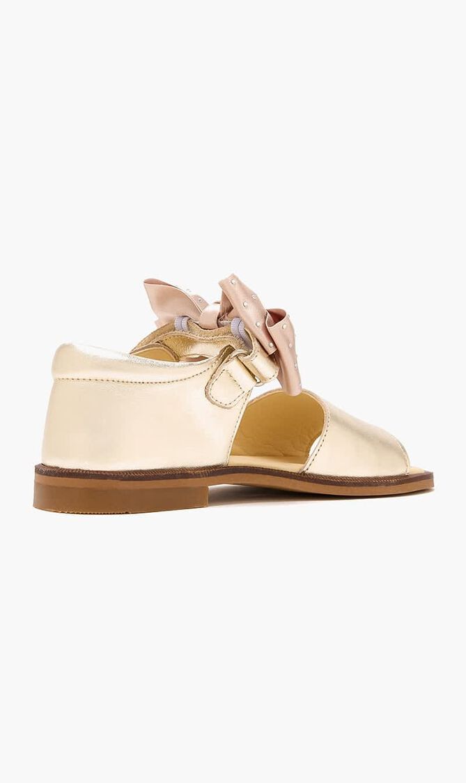 Bow Embellished Sandals