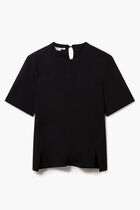 Compact Knit Short-Sleeve T-Shirt