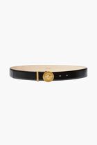 Gold Buckle Medusa Belt