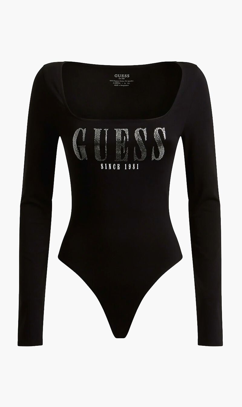 Guess bodysuit black outlet