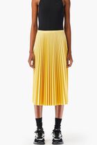 Elasticised Waist Pleated Skirt