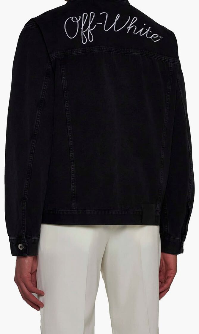 CANV VARSITY SKATE JKT BLACK WHITE