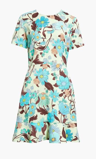 Garden Print Minidress