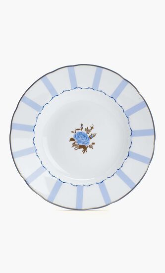 Brocante Soup Plate Round Blue 22cm