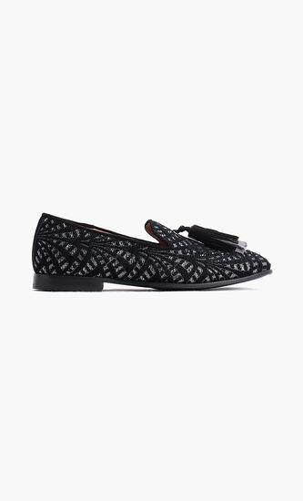 Jacquard Lurex Loafers
