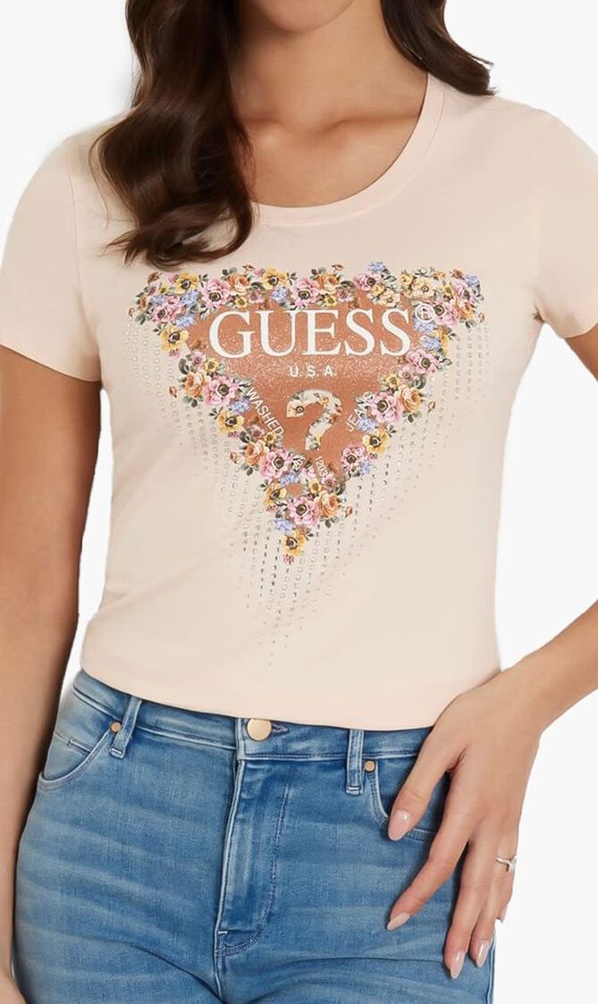 Ss Cn Bouquet Triangle Tee