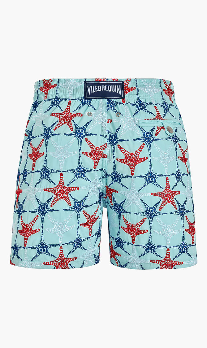 Embroidered Stars Swim Shorts