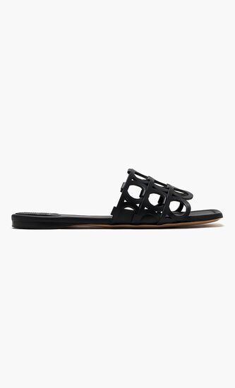 Gancini Slide Sandals