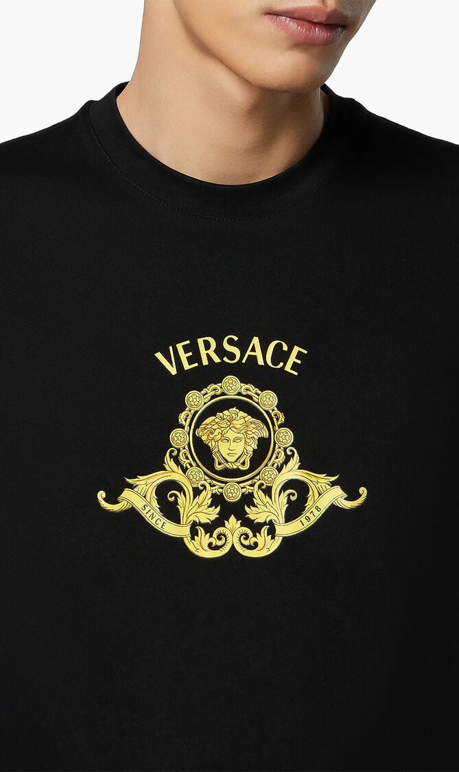T-SHIRT COMPACT COTTON JERSEY FABRIC + COUPE COAT EMBROIDERY