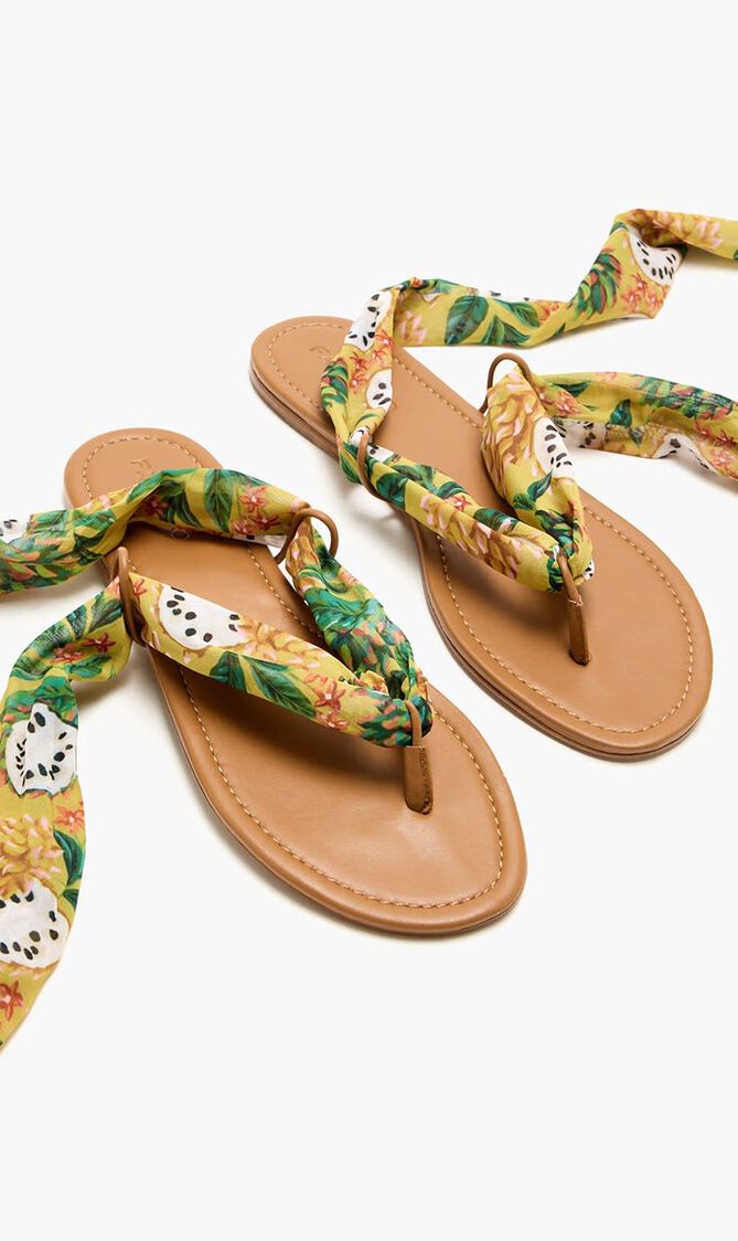BIRIBA SCARF STRAP SANDAL