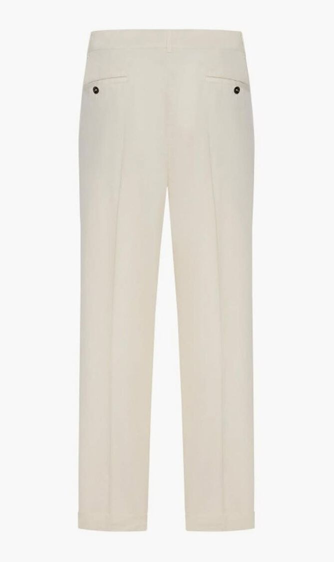 Double Pleat Tailored Pants